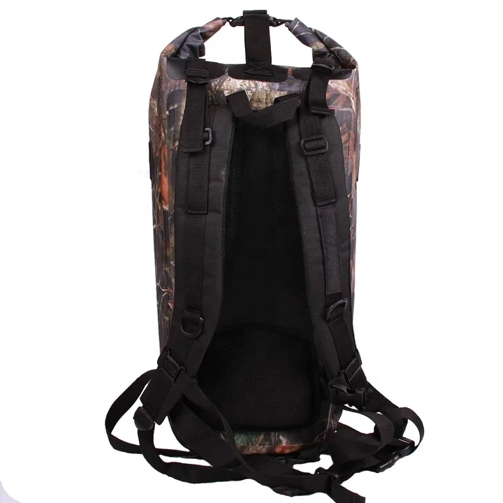 Black tactical backpack 2019 heat sealed heavy duty 500D PVC camping sport 40 Litre hiking hunting tactical dry bag outdoor gear