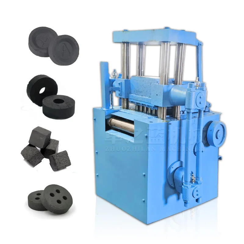 High Quality smokeless bbq shisha charcoal coal briquette press making machine