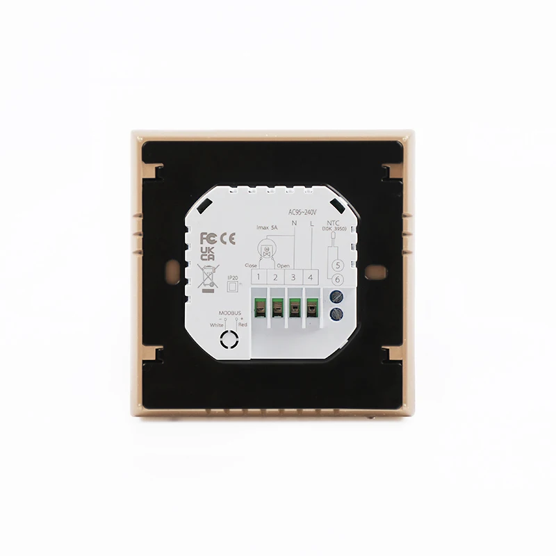 BECA Tuya 3A/16A with Meter Cable Floor Sensor turn-knob Smart Electric Underfloor Heating smart thermostat