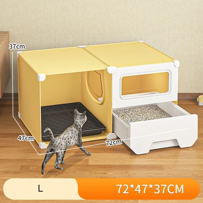 Joypet Factory Wholesale Corridor Type Large Anti-Splash Totally Eclosed Cat Litter Box