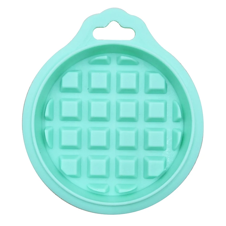 Silicone Mini Waffle Mold Round Oval Rectangle Square Heart 5 Piece Chocolate Mold Baking Mold