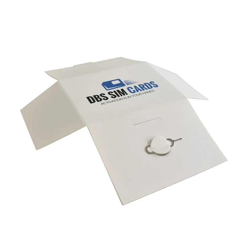 Zuoluo Manufacturers Directly Paper Sim Card Holder with Custom Design