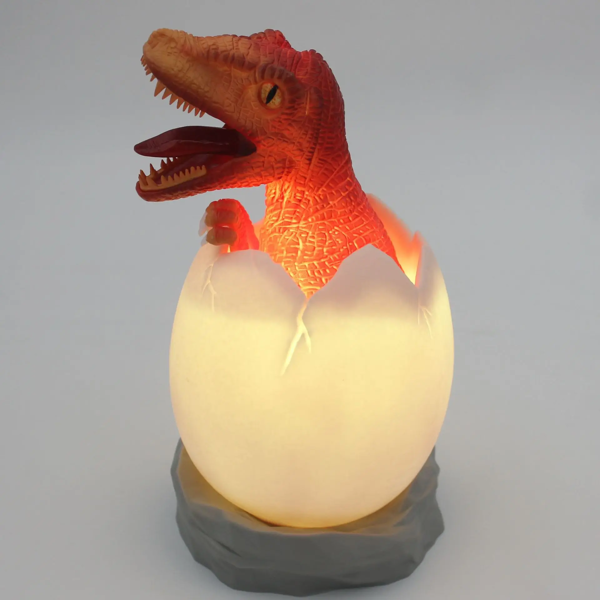 Amazon New Design Dinosaur Egg Night Light Sensor Control or Remote Control Night Living Room Atmosphere Lamp Children Gift