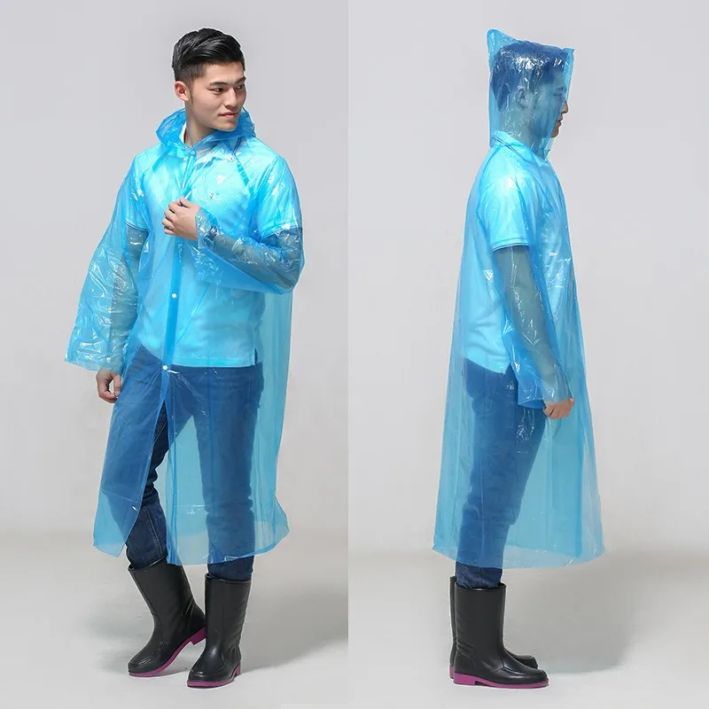 manufacturers direct selling disposable plastic raincoat for waterproof