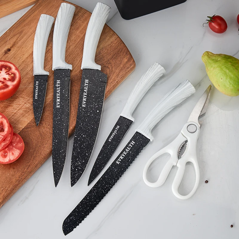 Multifunctional kitchen custom high-quality knife set kitchen luxury knife set metal knife set