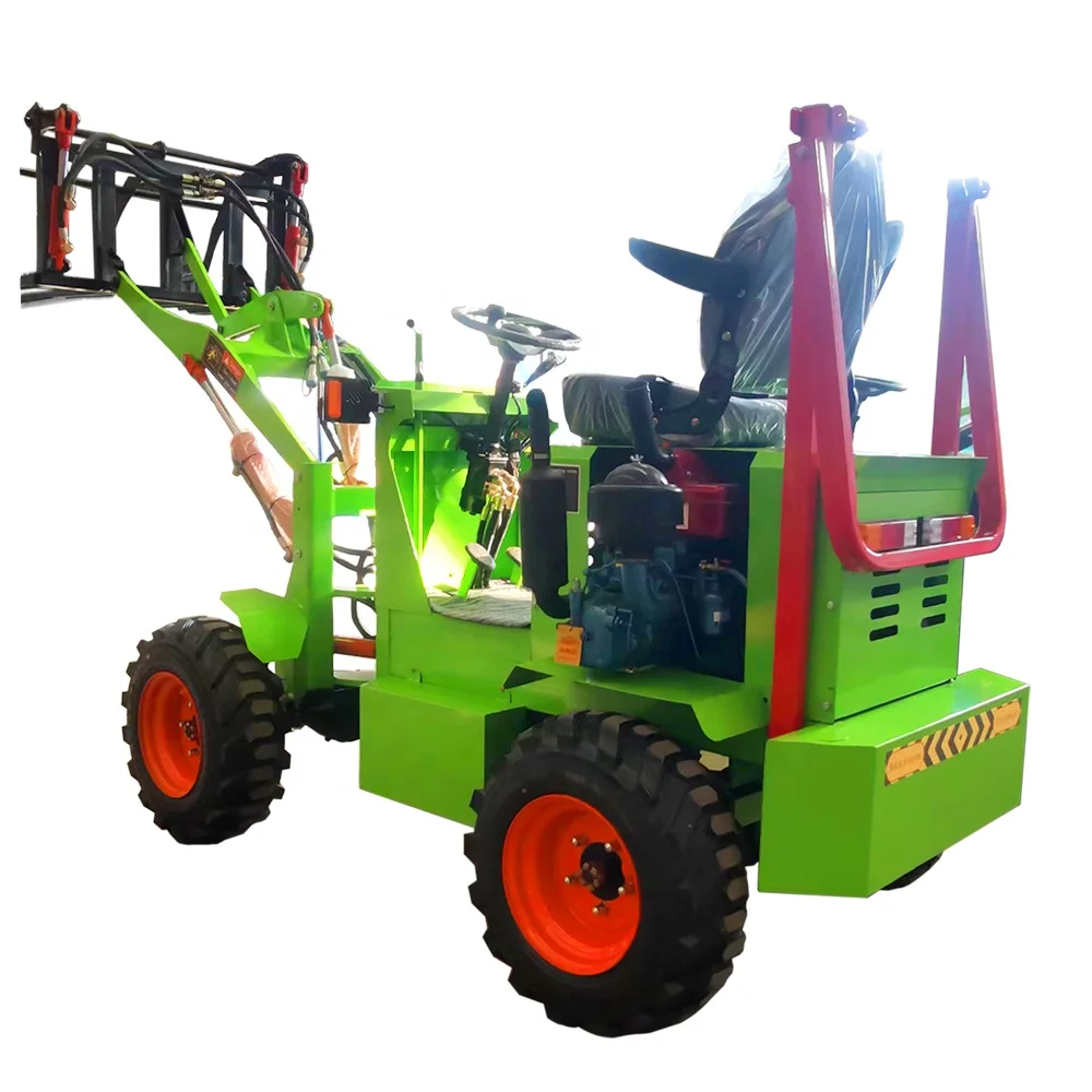 Factory Direct Sales Small Front End Loader Mini Wheel Loader Price for Sale Driving Loaders