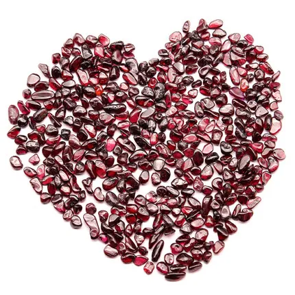 New product natural garnet tumble crystal stone gemstone chips gravel healing reiki crystal craft garnet stone for decoration