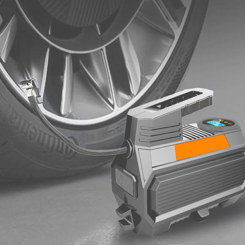 Air Compressor Tire Inflator 12V DC Car Tire Pump with Digital Pressure Gauge 150PSI with Car Power Adaptor