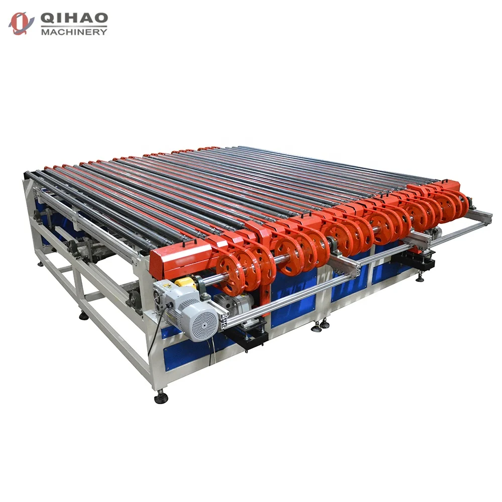 China factory sells kiln front and rear helical gear drive integral lift roller table right angle steering roller table