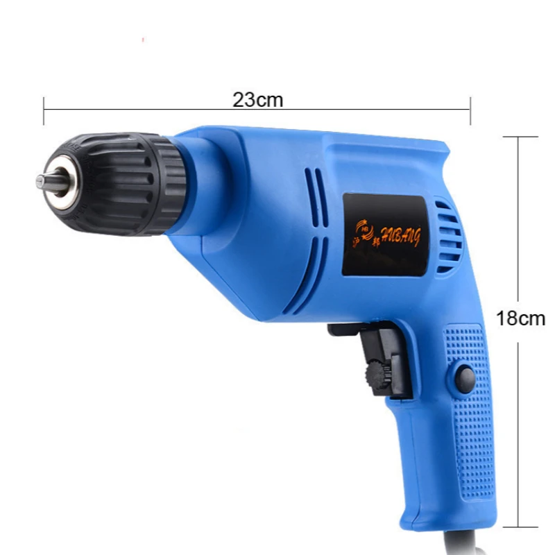 580W Hand Electric Drill Multifunctional Forward Reverse Forward Screwdriver  Household Electric Woodworking Power Tools