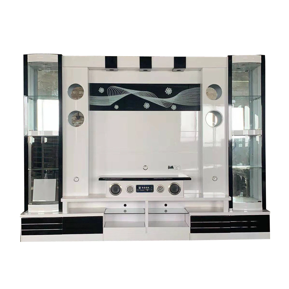 Современная Деревянная ТВ-подставка, мебель для гостиной, ТВ-приставка по оптовой цене