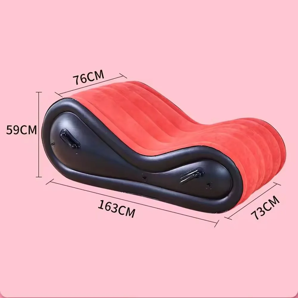 Sex Sofa Bed Pvc Sex Furniture Air Cushion Bdsm Sexy Chair For Couples Chaise Lounge Red Inflatable Large Sofas For Living Room