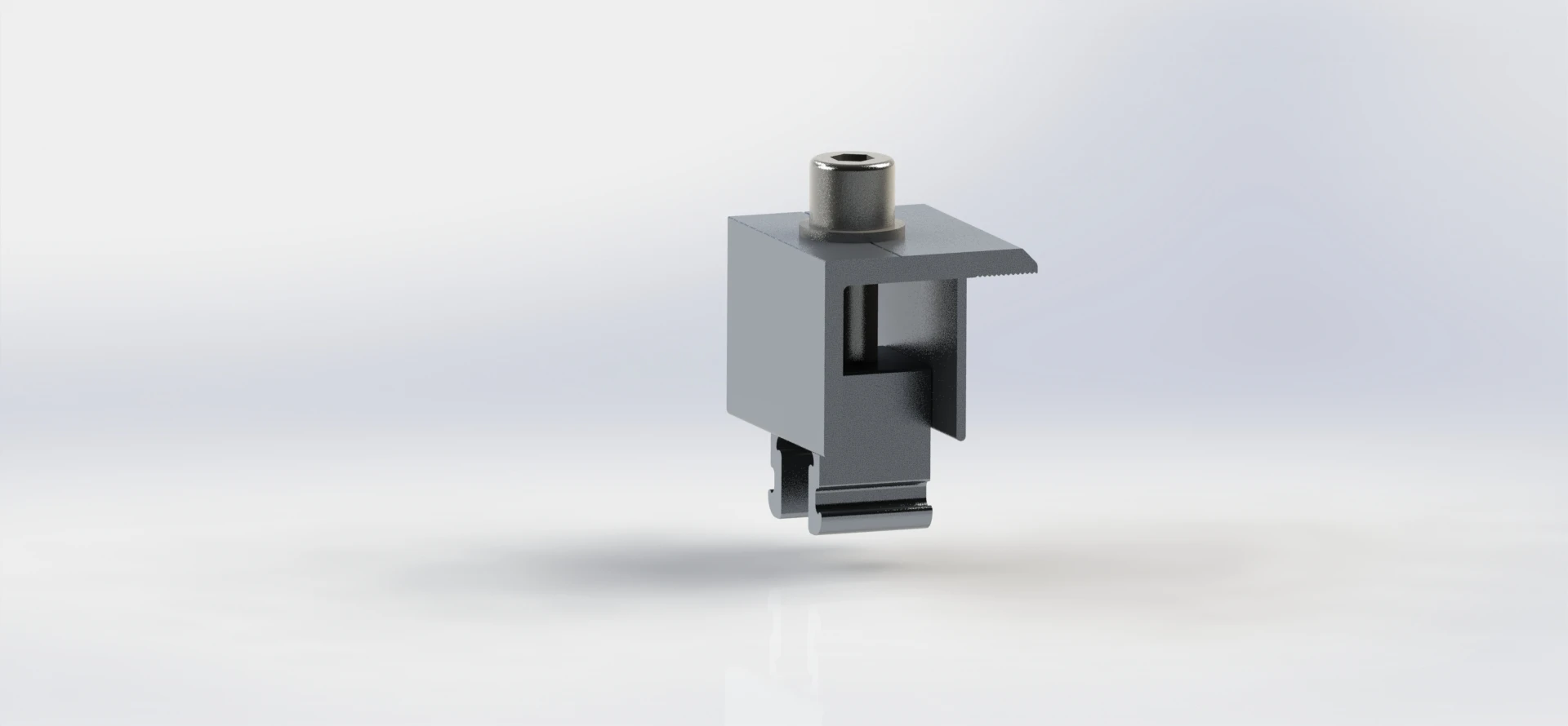 Factory Sale 30mm-50mm SUS304 Adjustable Solar End Clamp System OF Solar PV Dead End Rail Clamp