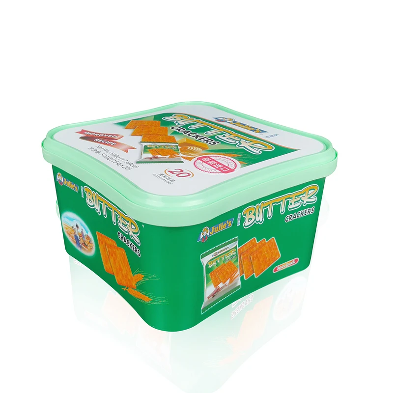 Производство пластиковых одноразовых прочных пищевых контейнеров для хранения пищевых продуктов, пластиковые контейнеры для печенья с крышками