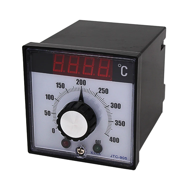 Knob setting digital display temperature regulator temperature controller