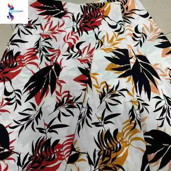 Hot selling wholesale polyester 4 ways stretch print stock fabric