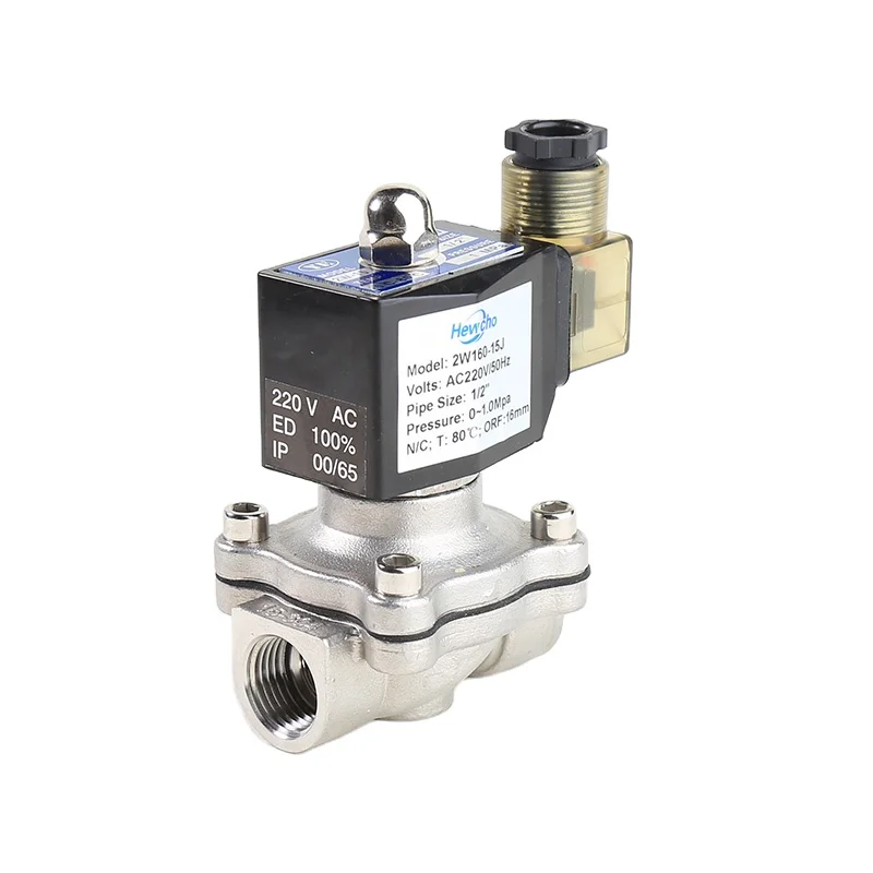 1/2 Inch Direct Acting Diaphragm Water Stainless Steel Solenoid Valve Manufacturer