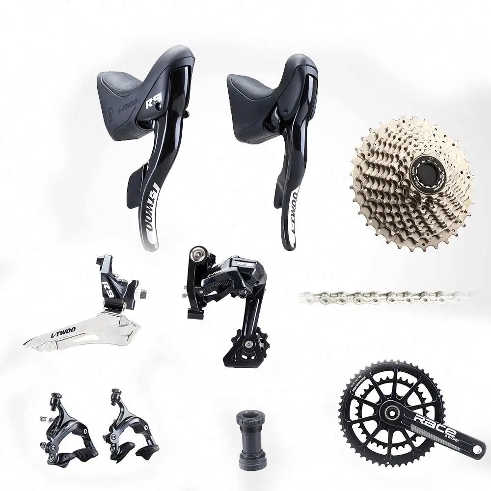 LTWOO R9 11 Speed Complete Set Brifter Derailleur Cassette Crank Brake Groupset for Road Bike