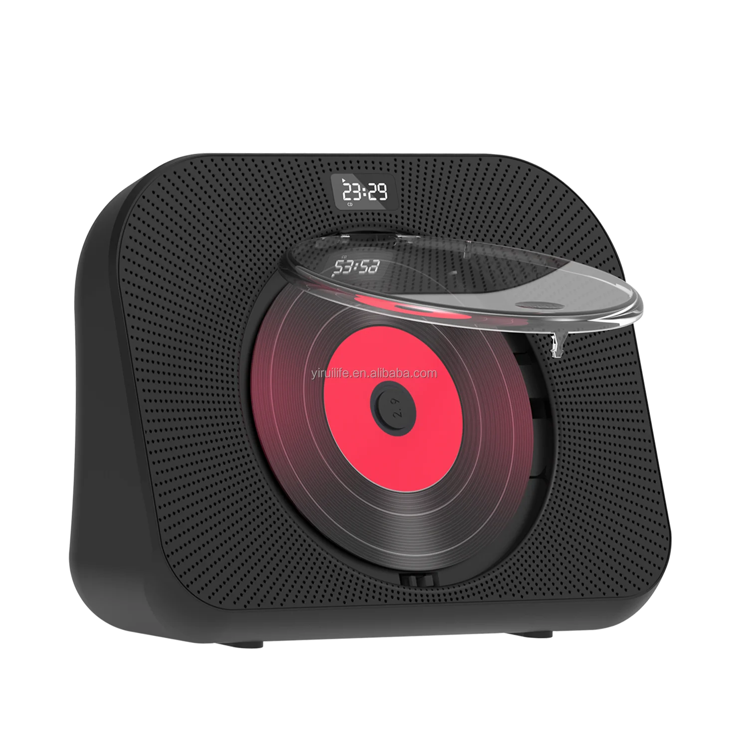 CD Player Portable with  Desktop Music Player Dual Speakers for Home Audio Boombox,USB Flash Player