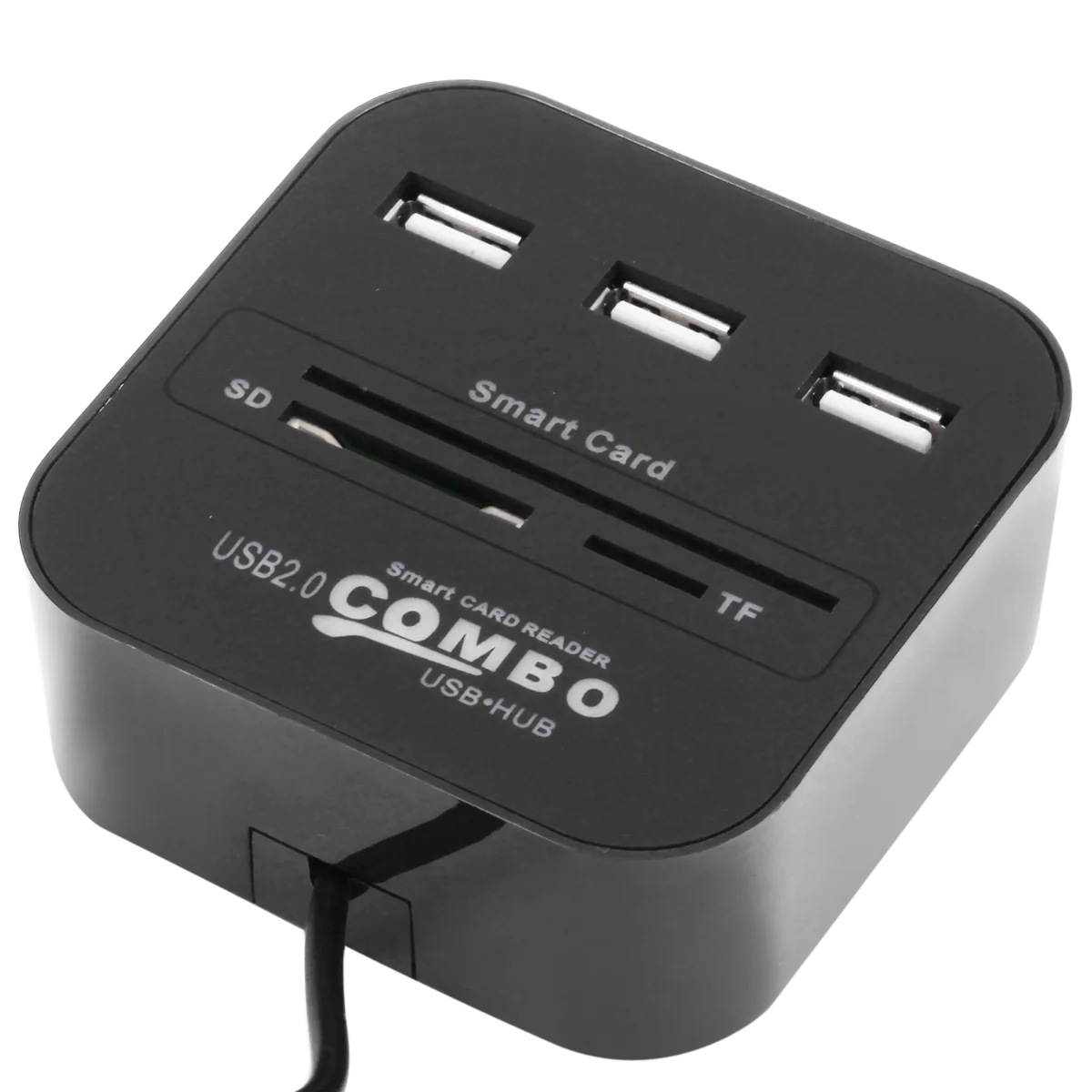 Support smart ID card TF SD MMC Card USB2.0 Hub 3 Port USB HUB Multi USB Splitter Combo Card Reader Driver
