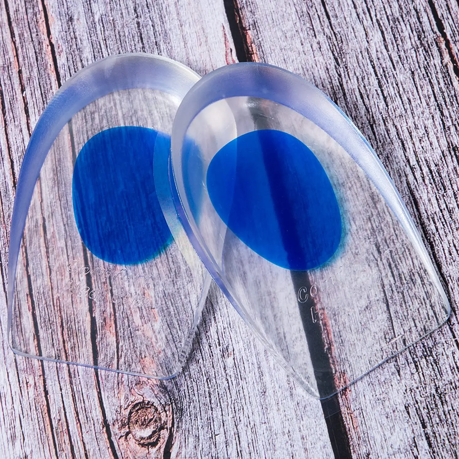 HKJD Silicone Height Increase Insole Shoe Comfort Silicone Gel Insoles Foot Care Pad Heel Cup Height Increase Insoles