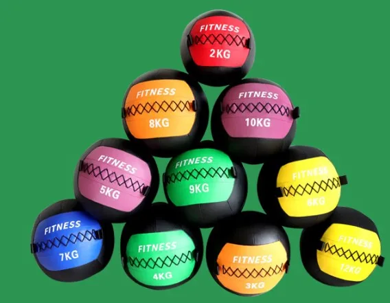 Ready to ship gym exercise power training power bag Wall ball weight ball