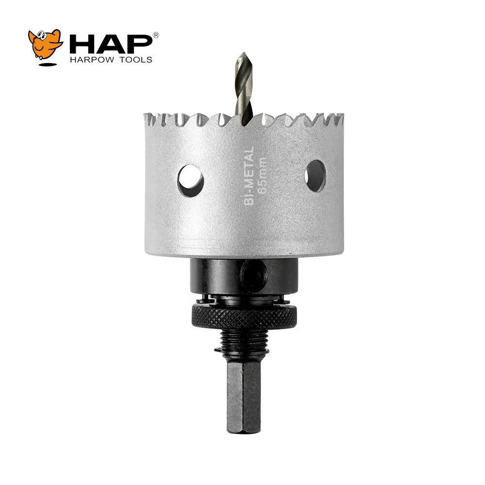 65MM Carbide Tipped TCT Hole Saw Set For Stainless Steel Aluminium Alloy Cast Iron Core Drilling