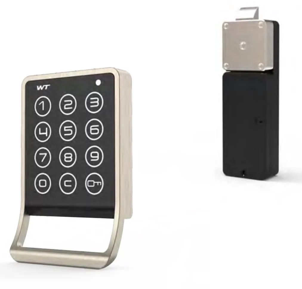 Gym digital magnetic metal cabinet door lock keypad door lock