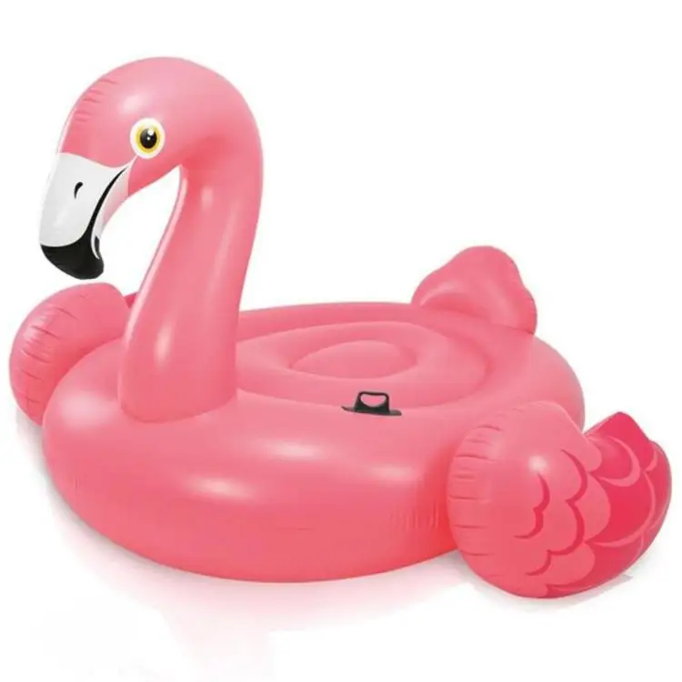 INTEX 57558 Inflatable Pool Ride-on Mega pink Swimming Pool lsland Flamingo adult Pool Float water play equipment