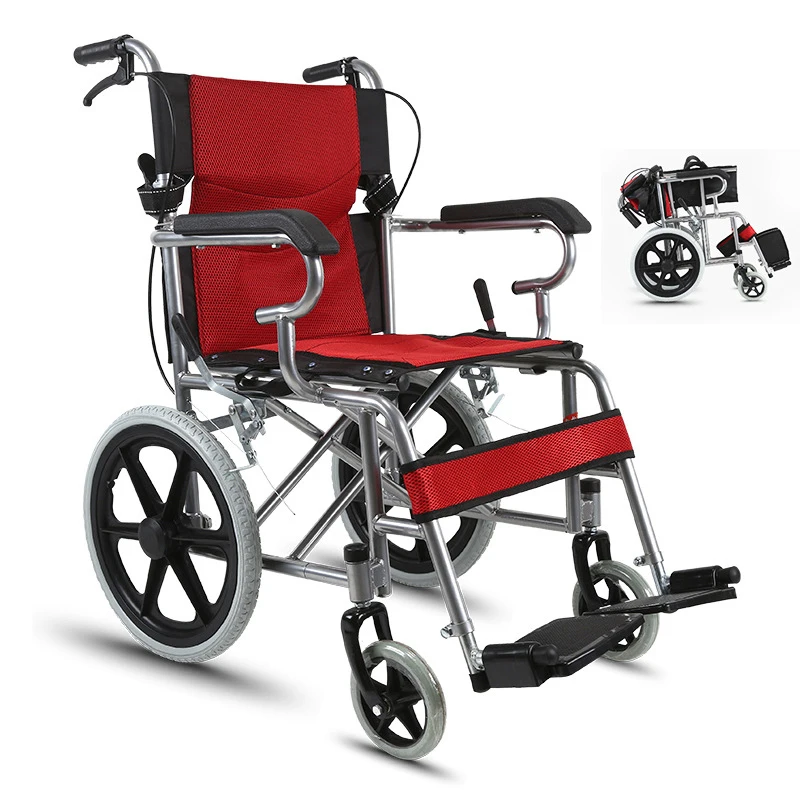 Hospital Sport manual lightweight wheelchair for disabled people