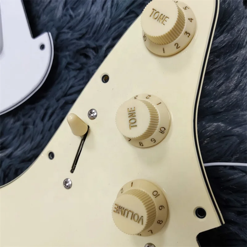 ST style SSS Alnico V Alnico 5 pickup electric guitar wired pickguard