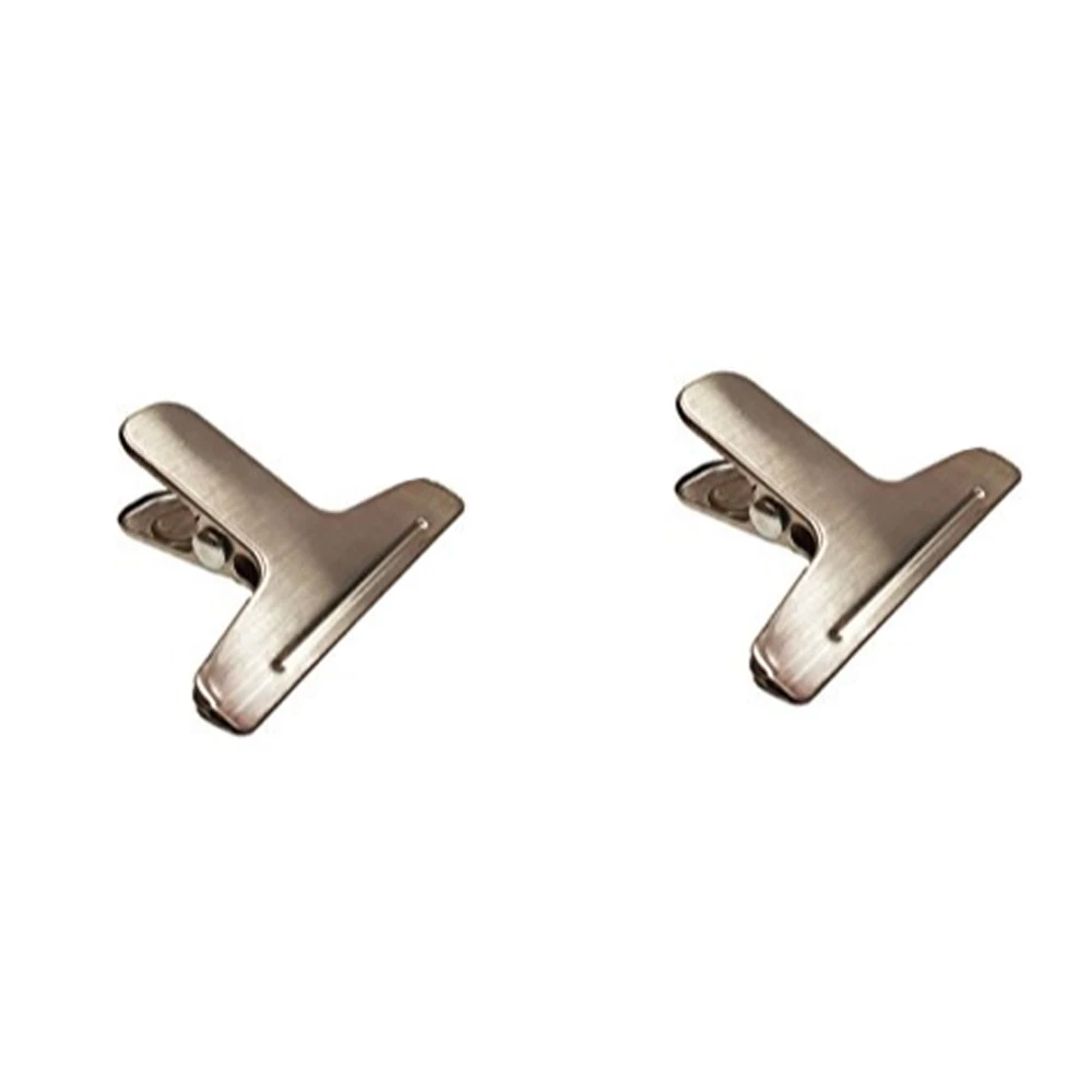 Manufacturer custom stainless steel sheet bag clip chip clip for office kitchen