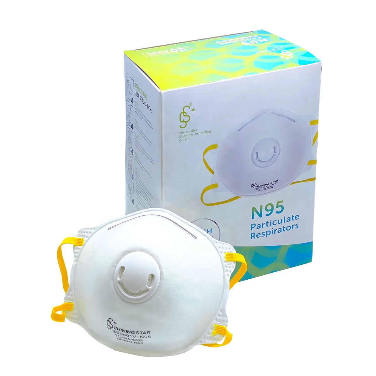 Wholesale Price Niosh Approved Particulate Dust Mask Industrial Respirator N95 With Valve