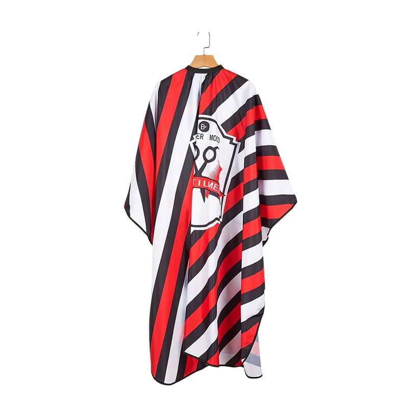 custom logo Hairdressing Salon  Anti-static resistant Waterproof Polyester Hairdressing barber hair cutting sheet apron