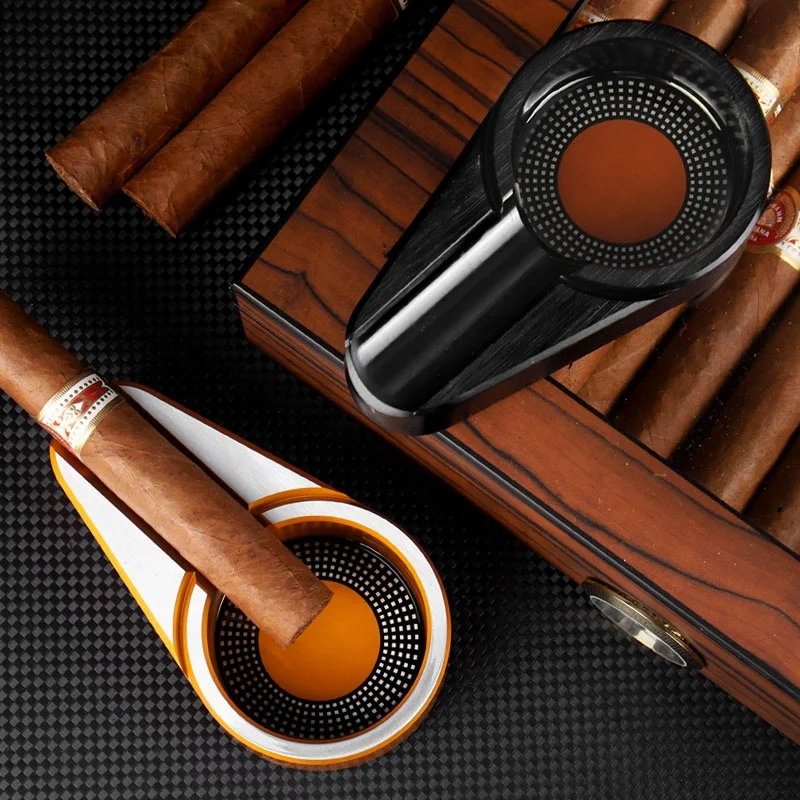 New design product smoking gadgets smoke shop luxury cigar accessories Alloy Cigar cigarette  Ashtray