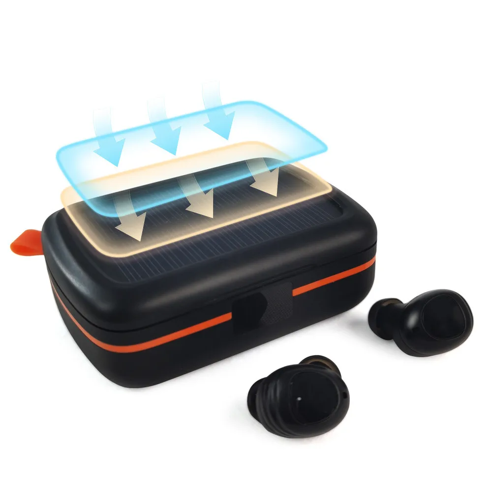 
New Trending Wireless BT Solar Charge Headphones IPX6 Waterproof BT Earphones for Running 