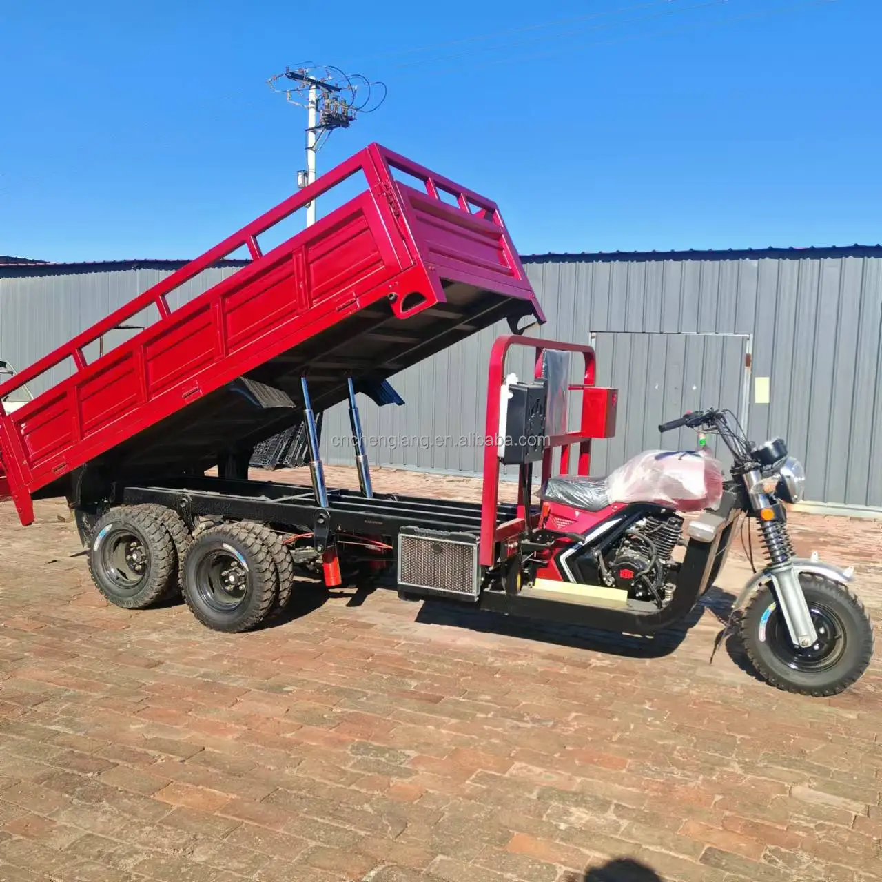 350CC водяное охлаждение на заказ бензиновый трехколесный велосипед двухколесный мотоцикл 9 колес грузовой