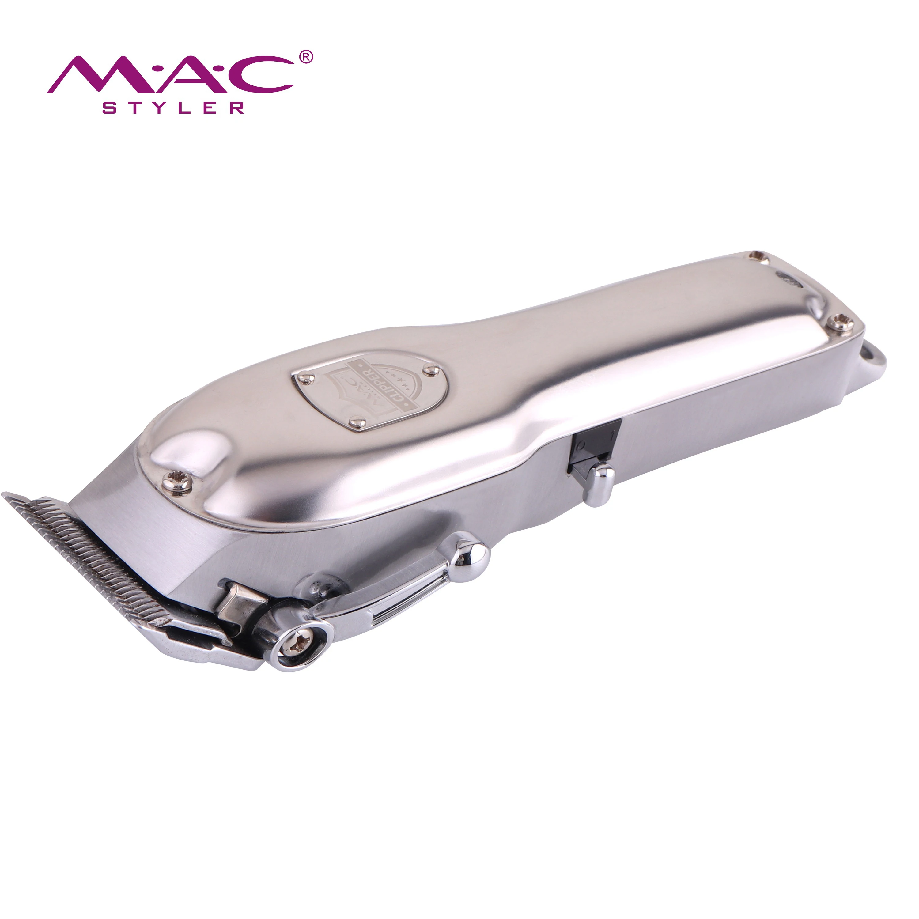 2024 Wholesale portable rechargeable high quality all metal material salon professional hair clipper