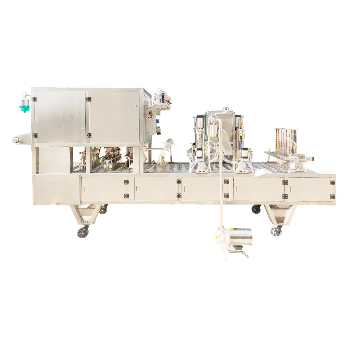 Customized Automatic Small Cup jelly fruit jam Chocolate Sauce Cup Filling Sealing Machine