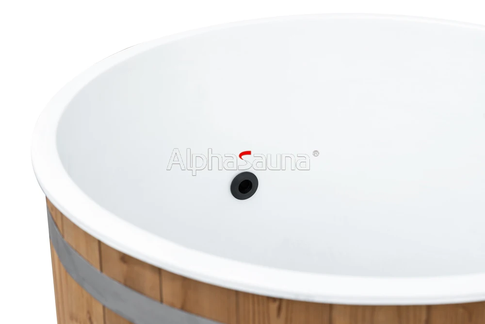 For Sports Recovery Portable Wood Tub Cold Plunge Water Chiller WiFi Vertical Hot And Cold Plunge Pool