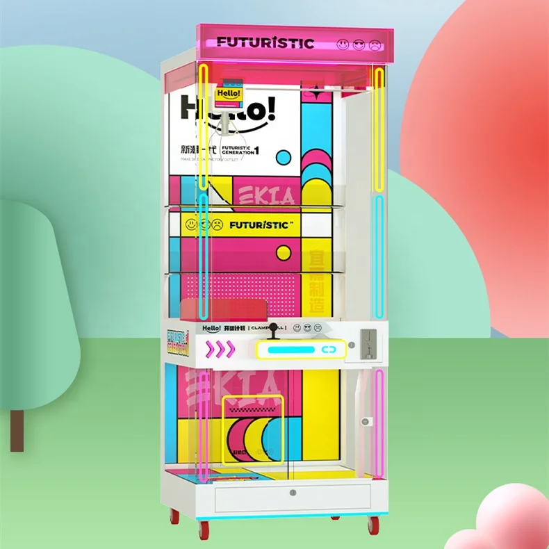 High Quality Coin Operated Game Machine Plush Toy Claw Machine Prize Gift Coin Gifts Snacks Crane Toy Vending Claw Crane Machine