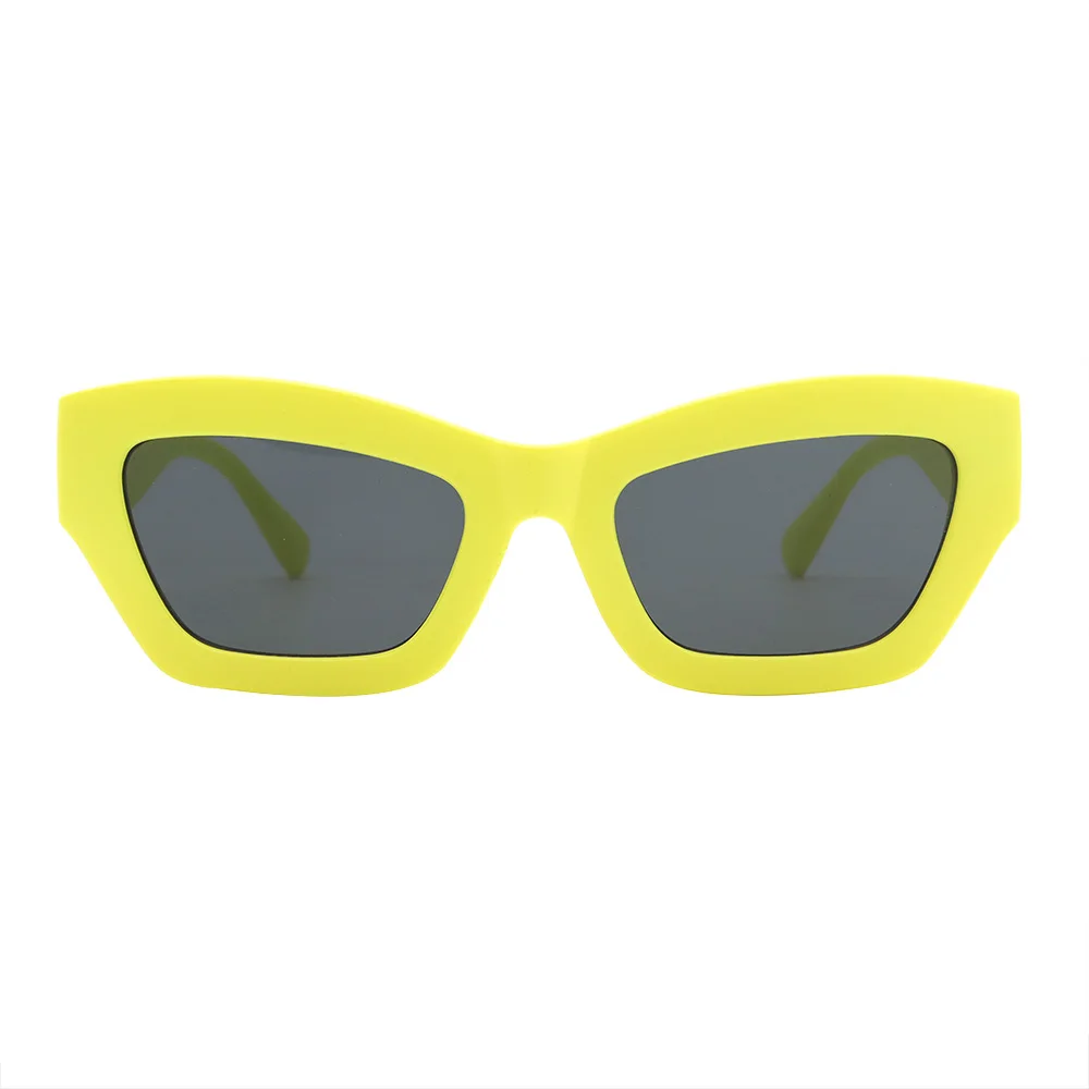 VIFF 2025 New Design Medel HP21619 Sun Glasses Matte Yellow Square Sunglasses Unisex