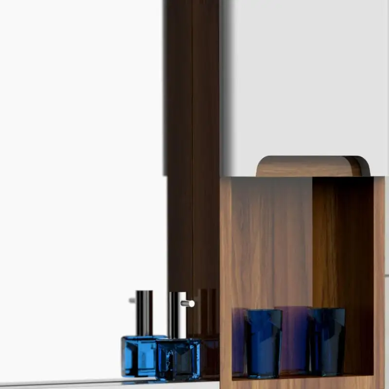 Simple design small size ceramic vanity top sink bathroom sink cabinets