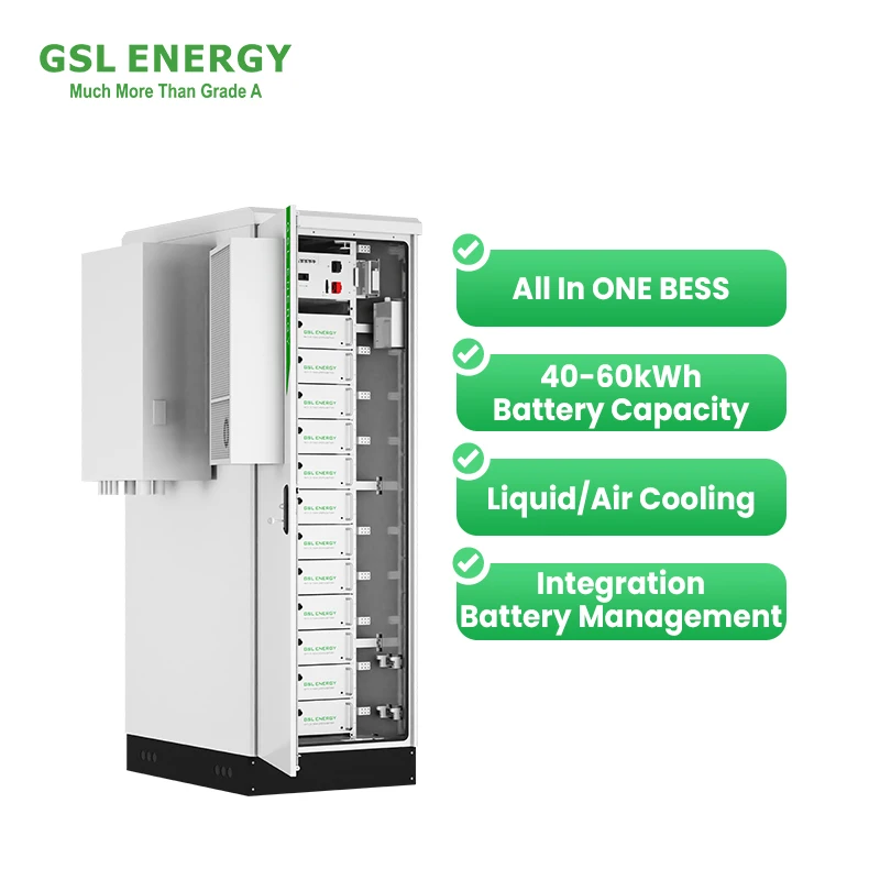 GSL энергия высокого напряжения 60kwh OEM литий-ионный LIFEPo4 Гибридный ВКЛ-ВЫКЛ HV аккумулятор коммерческие системы хранения энергии