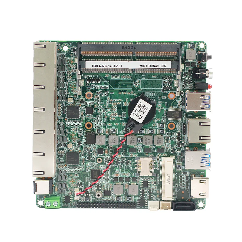 Newest 11th I5 -1135G7/ I7- 1165G7 nano itx pfsense firewall motherboard with 6 lan
