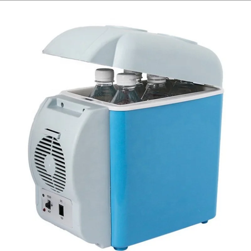 
12V 7.5L Mini Portable Car Refrigerator Freezer Multi-Function Dual-Use Cooler Warmer Thermoelectric Electric Fridge Compressor 