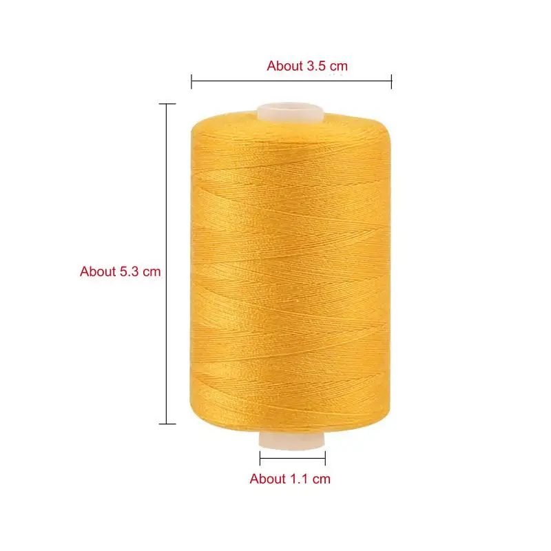 In Stock Wholesale High Quality 40s/2 clothing sewing thread 1000 yards polyester thread colorful handmade fine thread