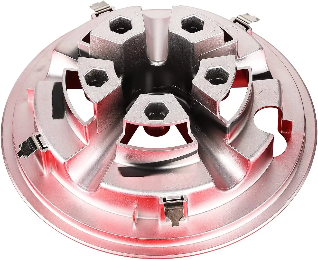 Stylish Appearance Chrome Plated 8 Inches 4 Sets Universal Golf Cart Center Wheel Hub Cap for EZGO Yamaha 8 Inches Club Car