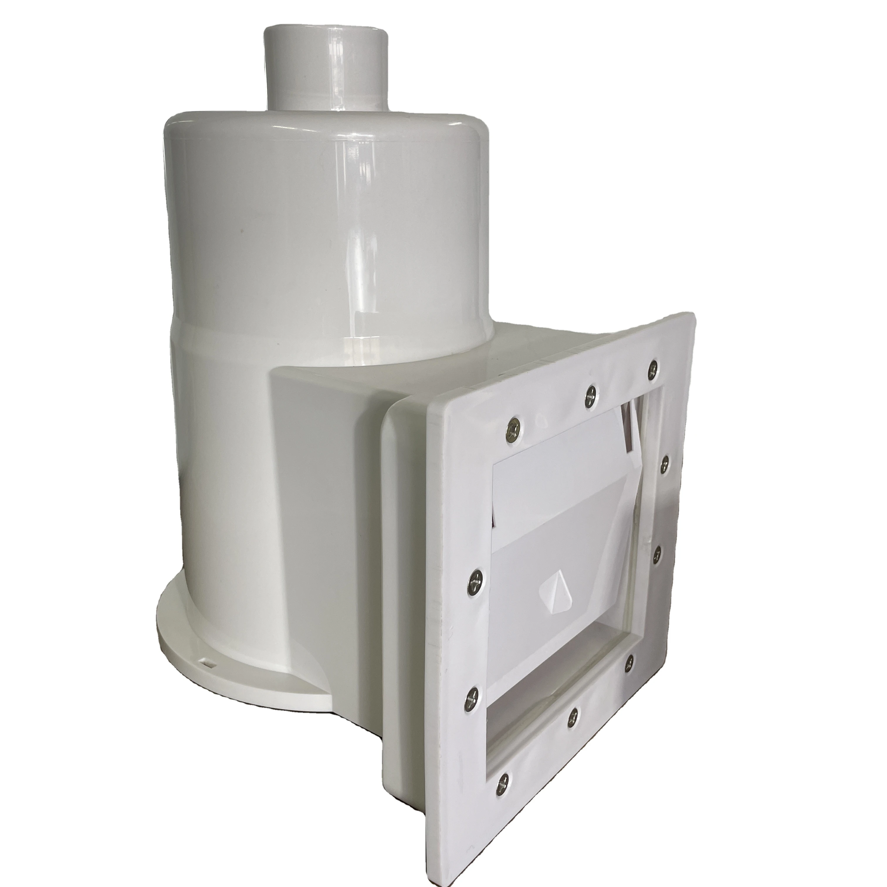 Swimming pool small wall mounted wide mouth skimmer beige skimmer accessories