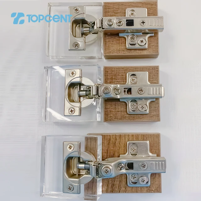 TOPCENT CH.9929 Furniture Hinges Manufactures Stainless Steel Door Hinge Kitchen Concealed Door Black 3d Hinge